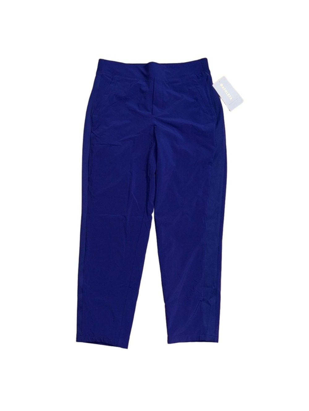 Athleta Women’s Sz 10 Cobalt Blue Brooklyn Lined Pant Featherweight Stretch NWT